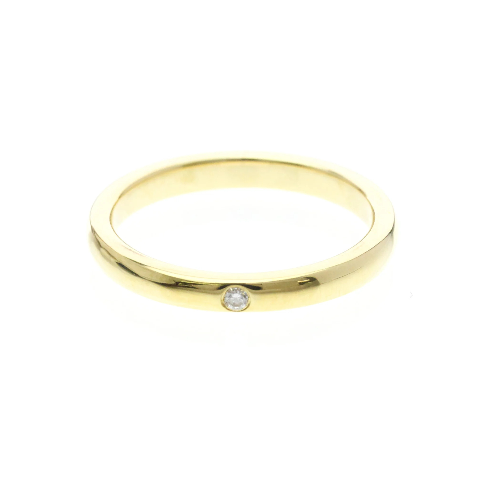 Tiffany 18k Gold Diamond Ring